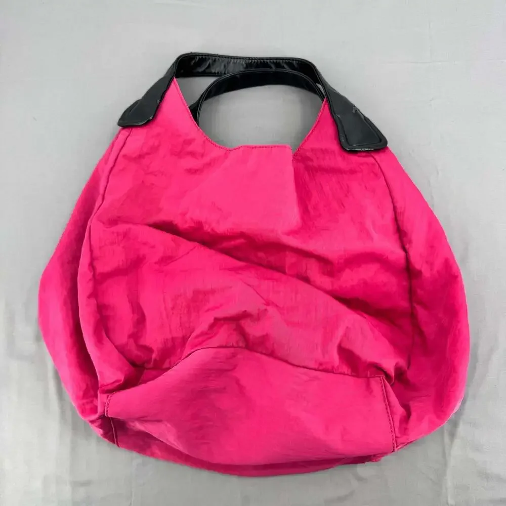 Hobo International Magenta Pink Nylon Extra Large Shoulder Bag